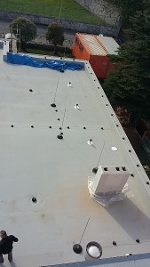 Membrana PVC na dachu 