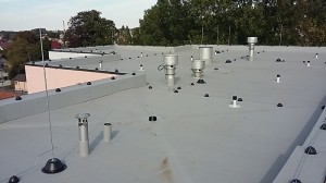 Pokrycie dachowe z membrany PVC