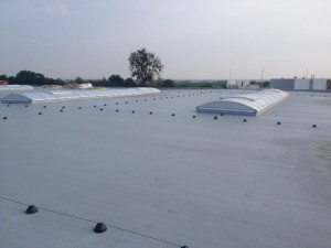 Realizacja - pokrycie dachowe PVC